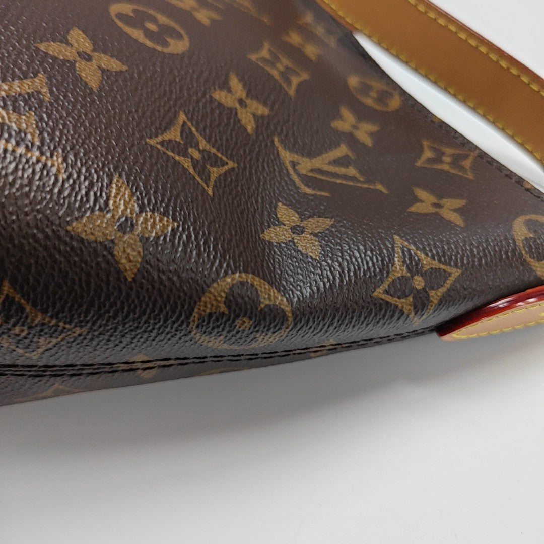 ALL IN Monogram Coated Canvas Brown