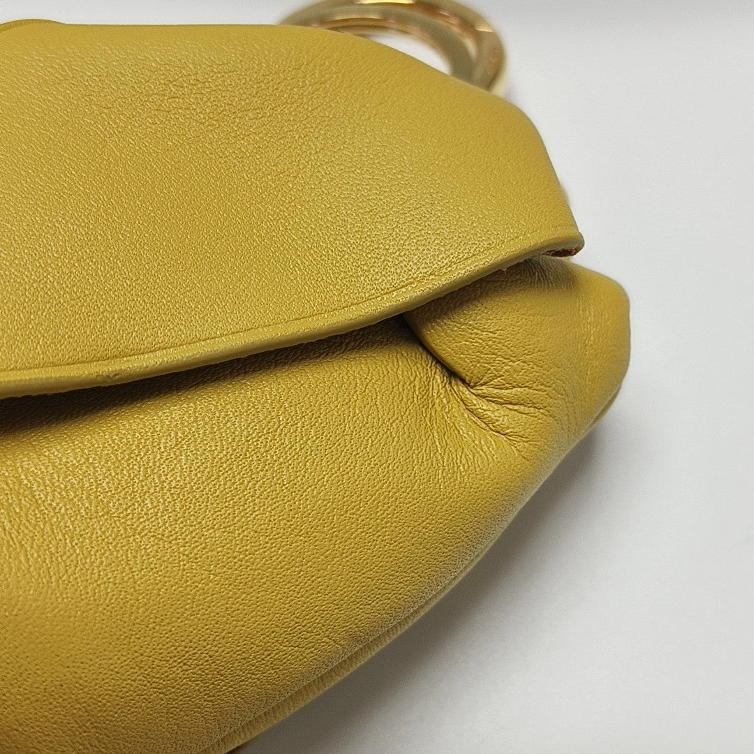 Animals Calfskin Yellow Coin Purse