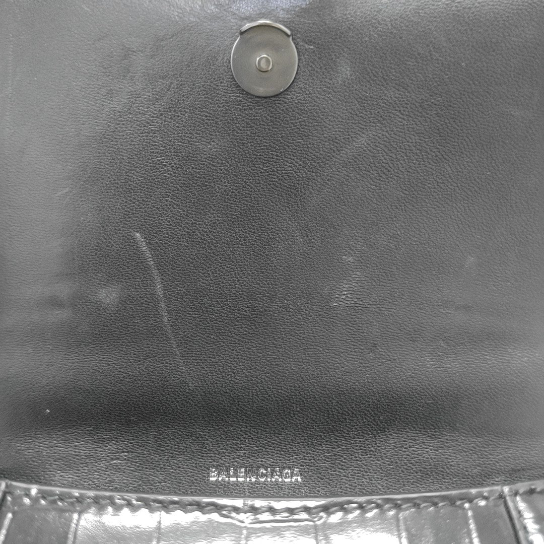 Hourglass S Calfskin Black