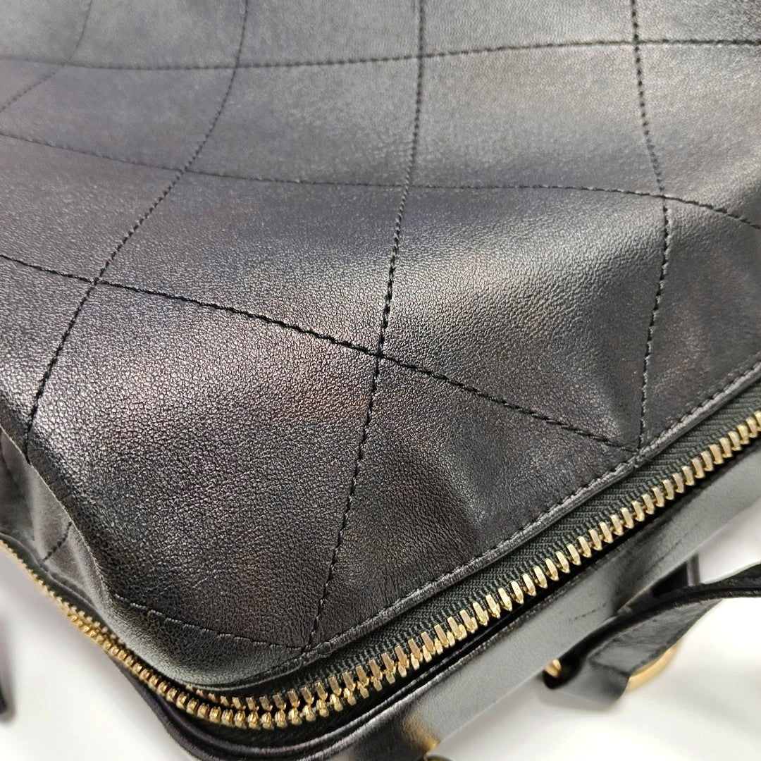Quilted Lambskin Black