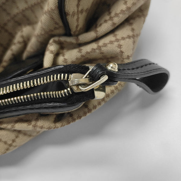 Sukey Monogram Canvas Black