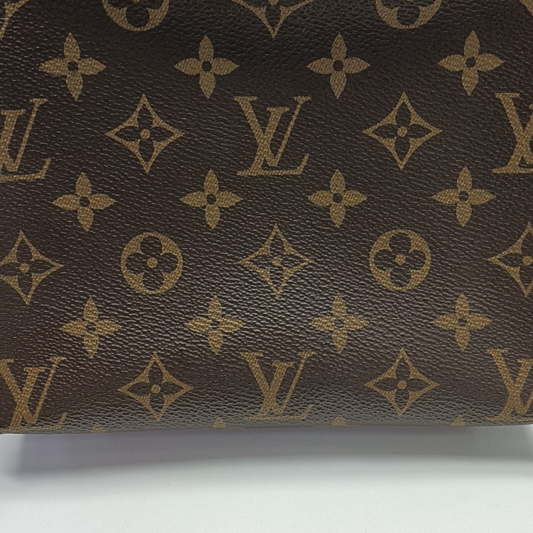 TOILET POCKET 19 Monogram Coated Canvas Brown
