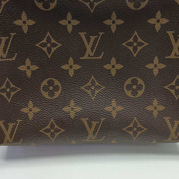 TOILET POCKET 19 Monogram Coated Canvas Brown