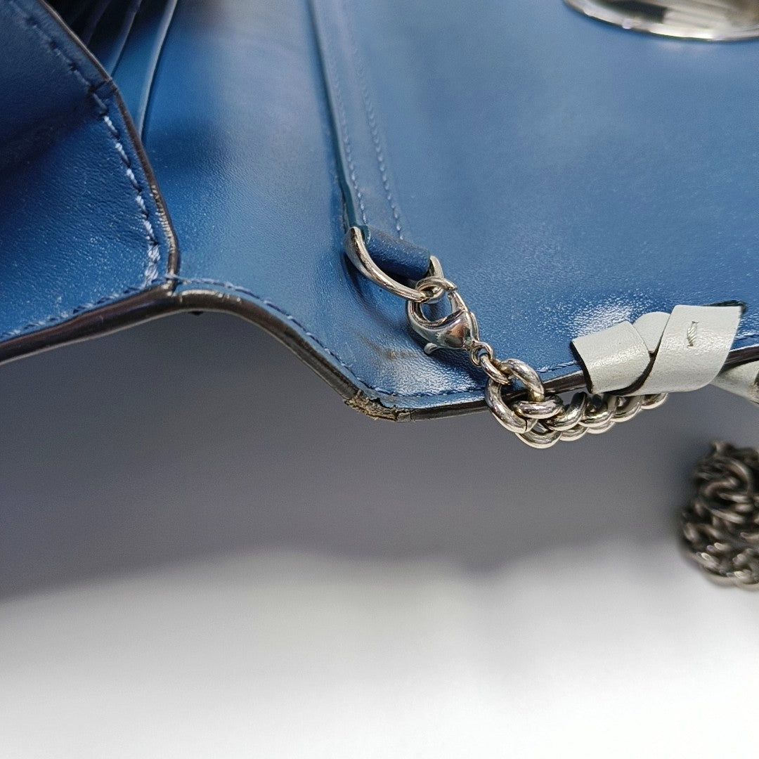 Authenticated pre-owned  Kan I F Calfskin Blue - Shoulder Bag at Looply