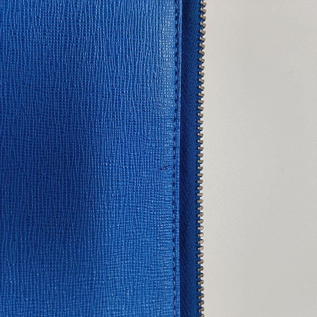 Calfskin Clutch Blue