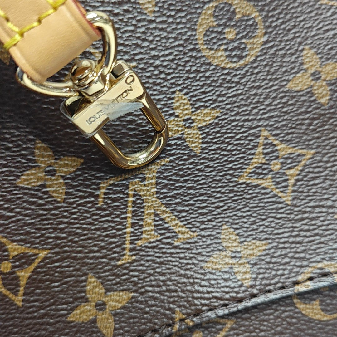 DIANE Monogram Coated Canvas Brown