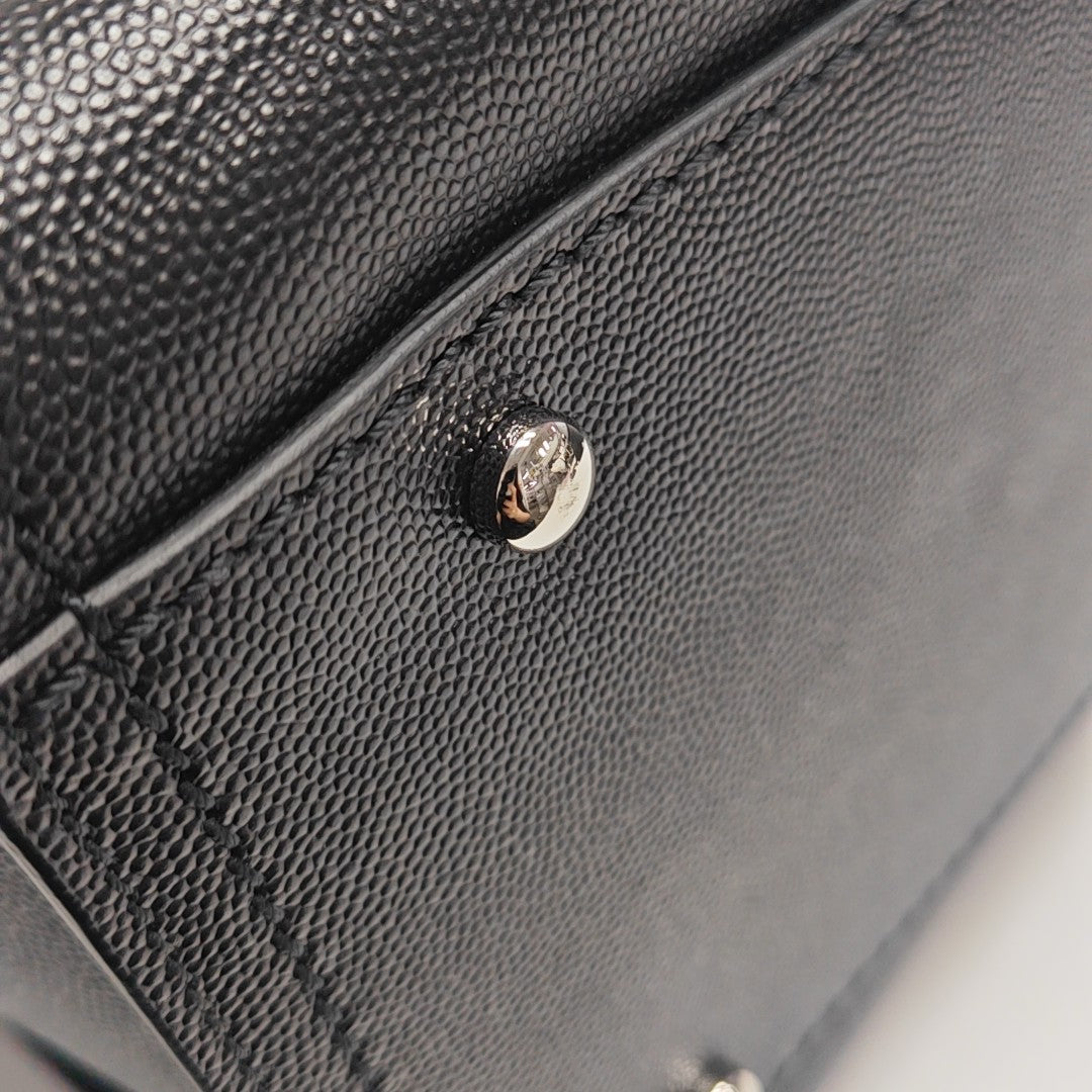 DEAUVILLE Small Calfskin Black