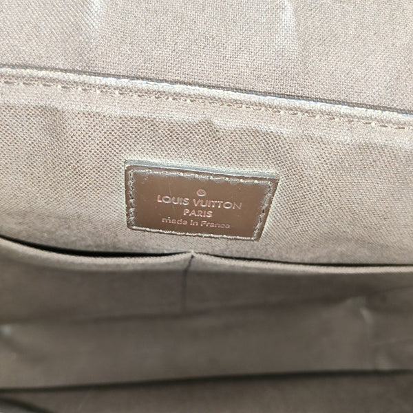 DISTRICT PM Damier Ebene Coated Canvas Brown