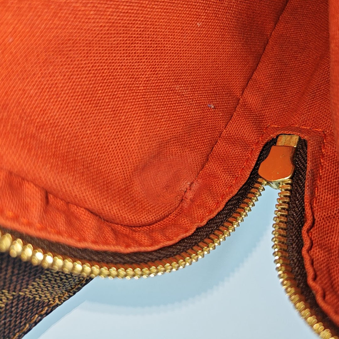 GÉRONIMOS Damier Ebene Coated Canvas Brown