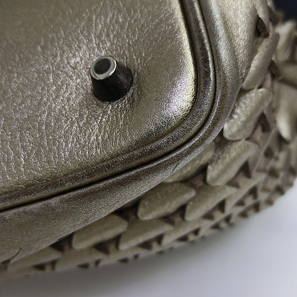 Lambskin Shoulder Bag Beige