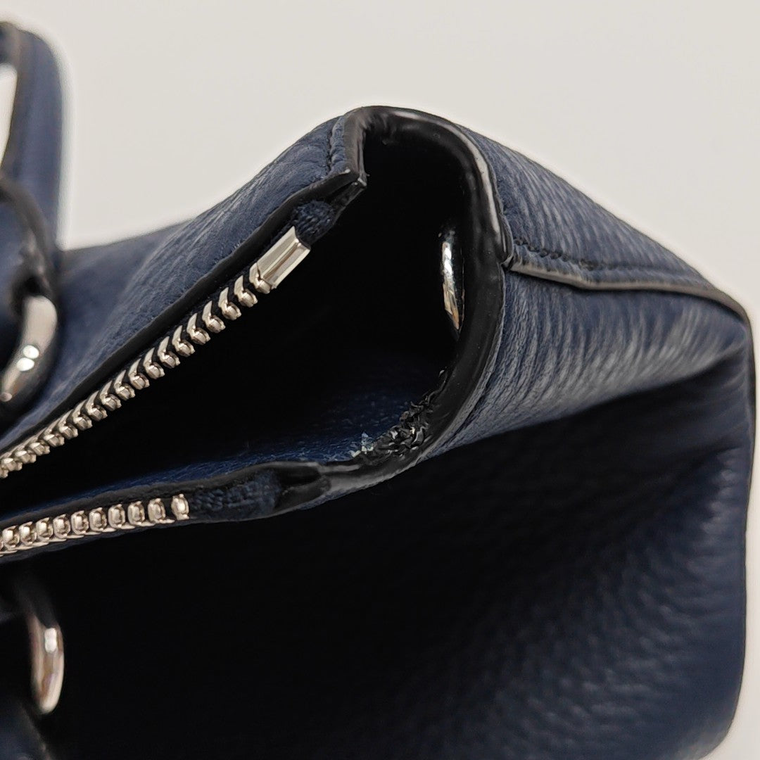 Light Frame Calfskin Blue