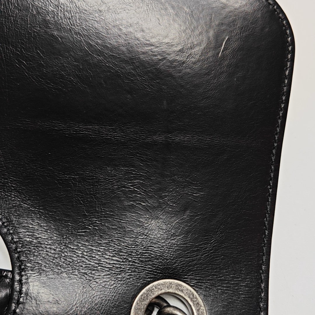 PREFECT EDGE Large Quilted Calfskin Black