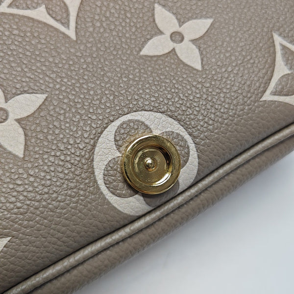 DIANE Nano Monogram Calfskin Gray