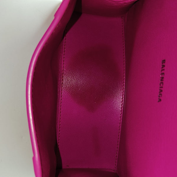 Hourglass XS Quilted Calfskin Red