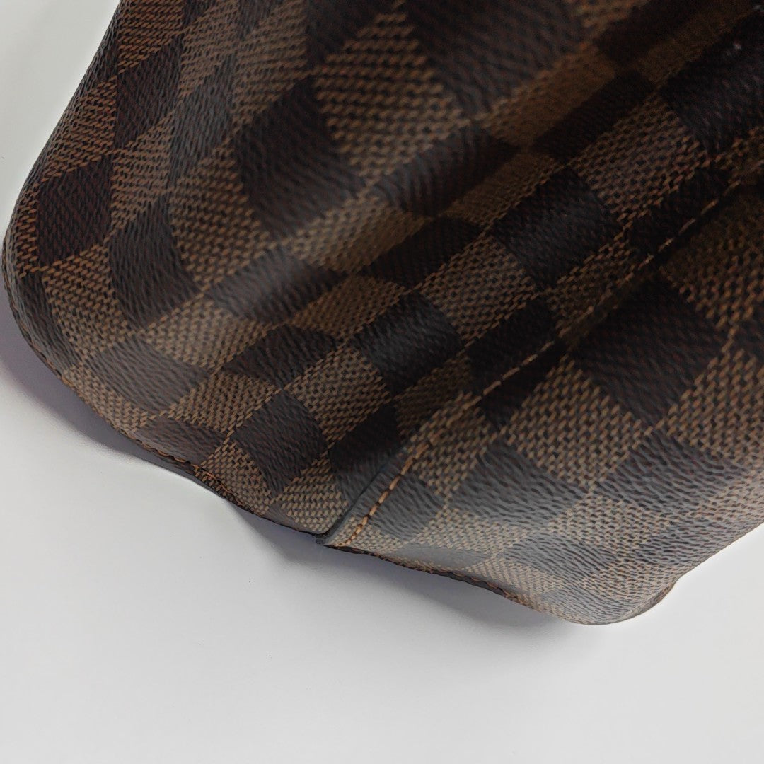 NÉONOÉ MM Damier Ebene Coated Canvas Brown