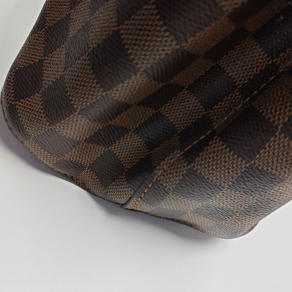 NÉONOÉ MM Damier Ebene Coated Canvas Brown