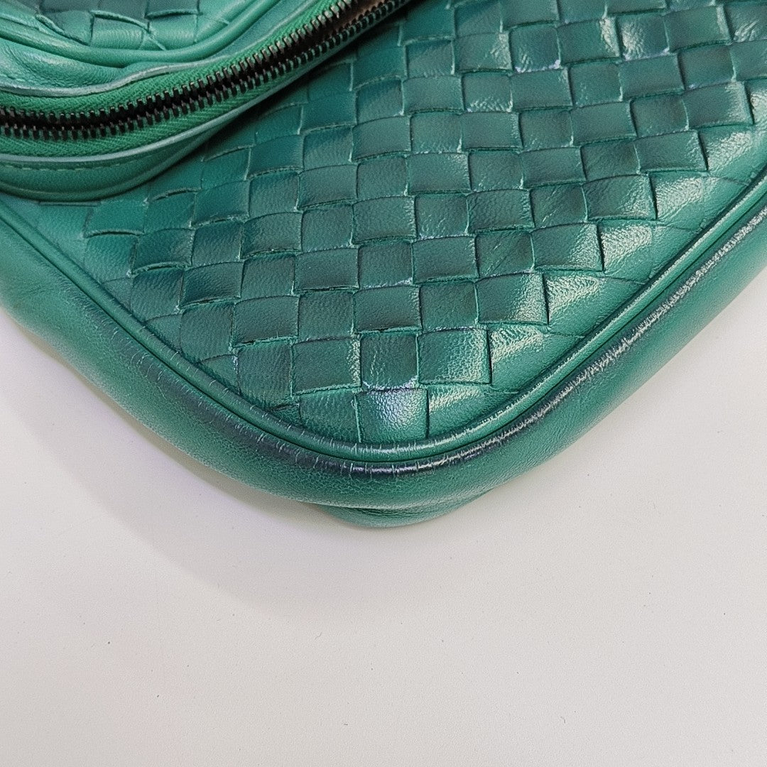 Calfskin Crossbody Bag Green