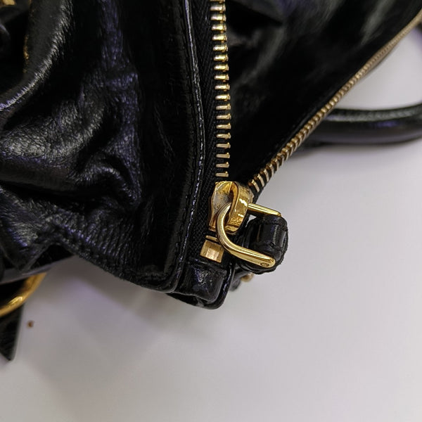 Bow Calfskin Black