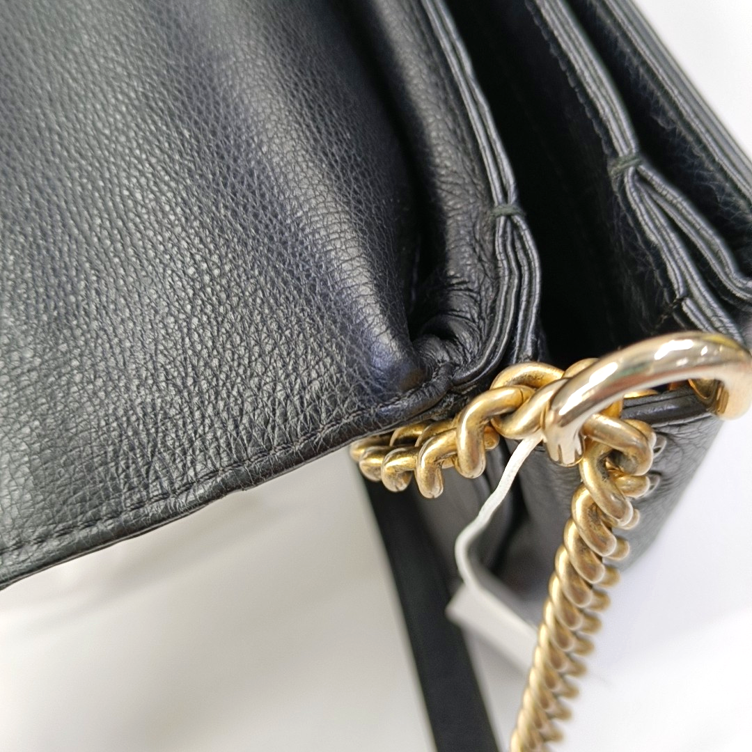 Quilted Calfskin Black