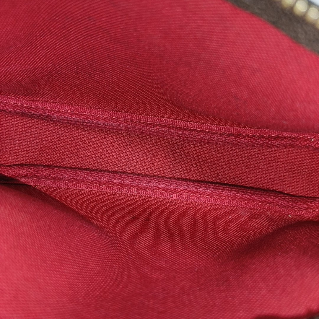 ACCESSOIRES Mini Damier Ebene Coated Canvas Brown