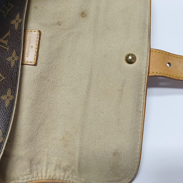 HUDSON PM Monogram Coated Canvas Brown