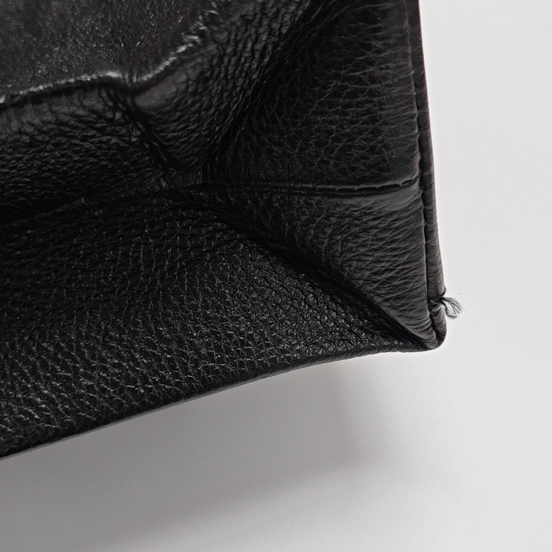 Shopping Bag Large Calfskin Black