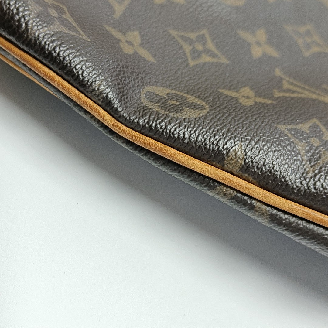 ODEON Monogram Coated Canvas Brown