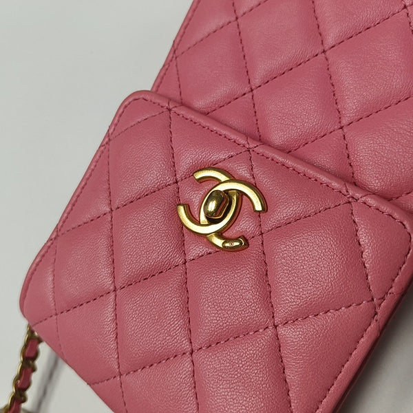Quilted Lambskin Pink