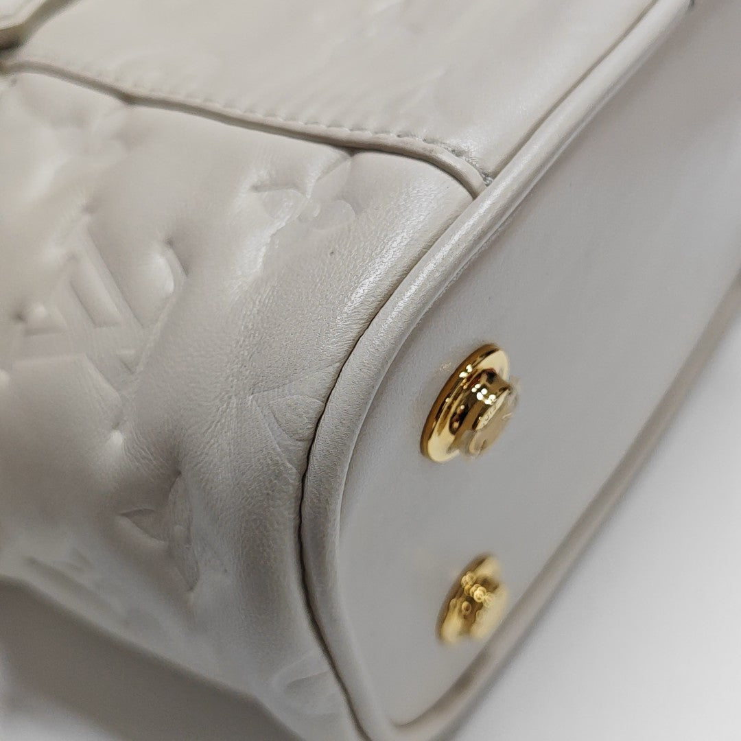 VANITY PM Monogram Lambskin White