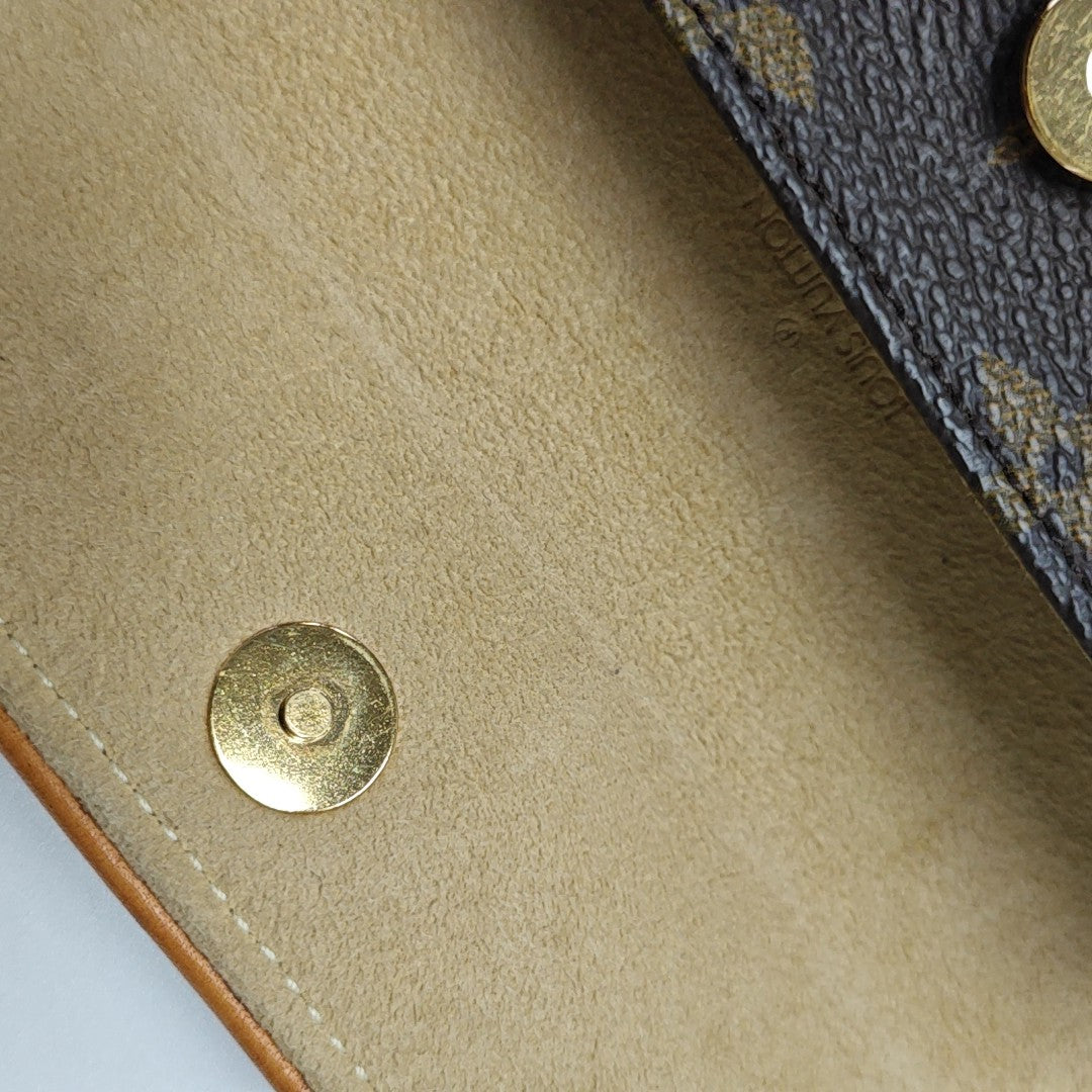 FLORENTINE Monogram Coated Canvas Brown