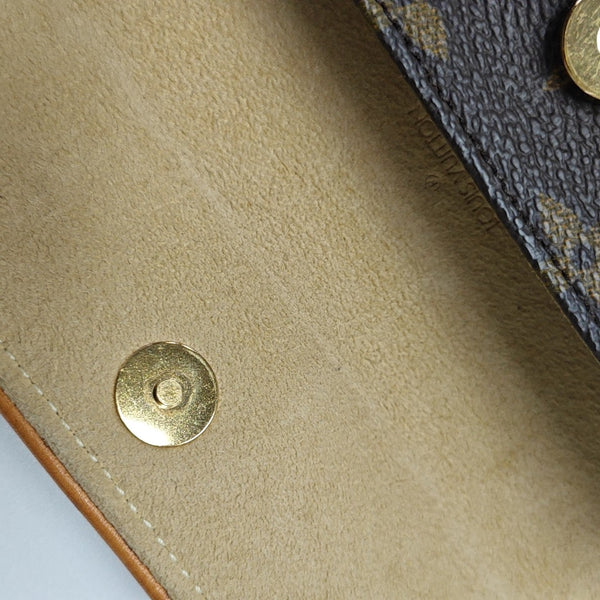 FLORENTINE Monogram Coated Canvas Brown
