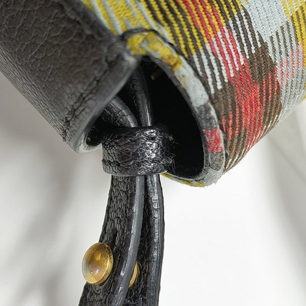 Canvas Crossbody Bag Multicolor