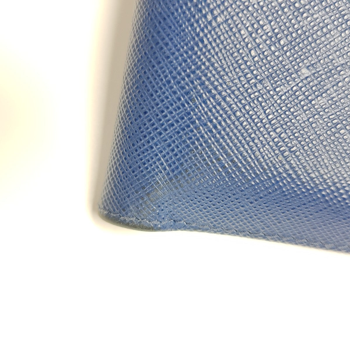 Saffiano Calfskin Card Holder Blue