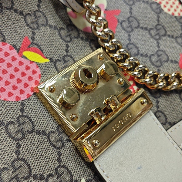 Padlock Small Monogram Coated Canvas Multicolor