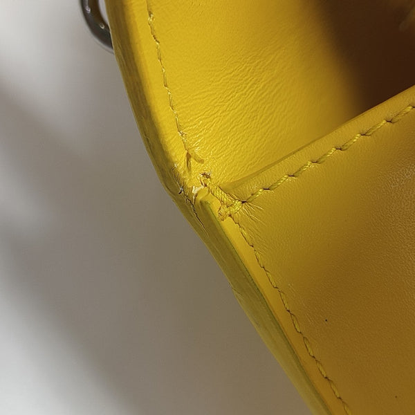 Hourglass XS Calfskin Yellow