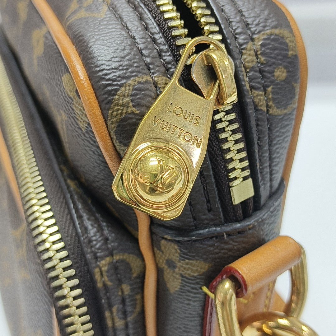 NIL Monogram Coated Canvas Brown