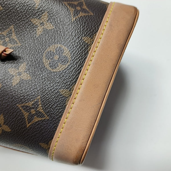 NOÉ Nano Monogram Coated Canvas Brown
