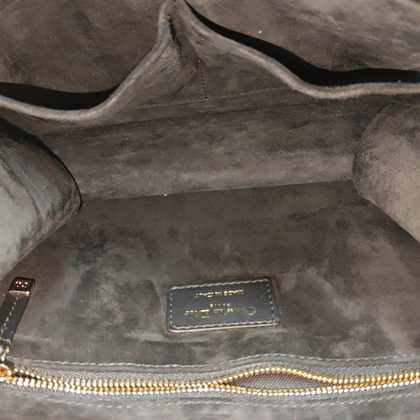 Book Tote Small Cannage Lambskin Black