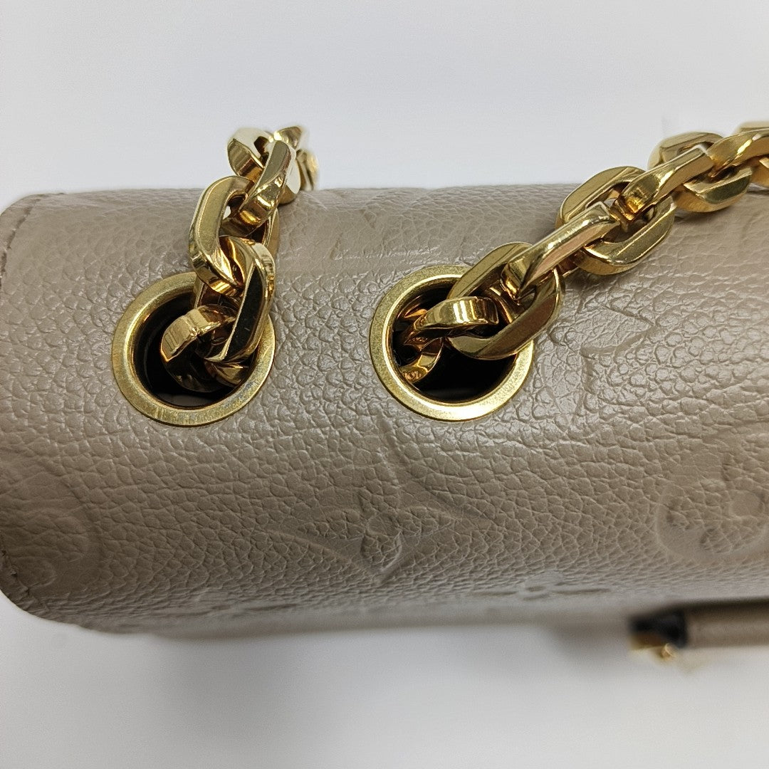 MARCEAU Monogram Calfskin Gray