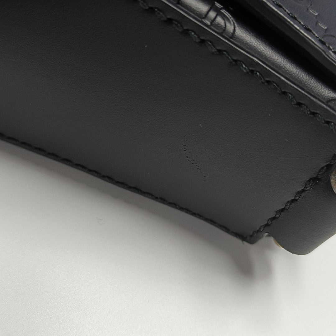 Padlock Medium Monogram Calfskin Black