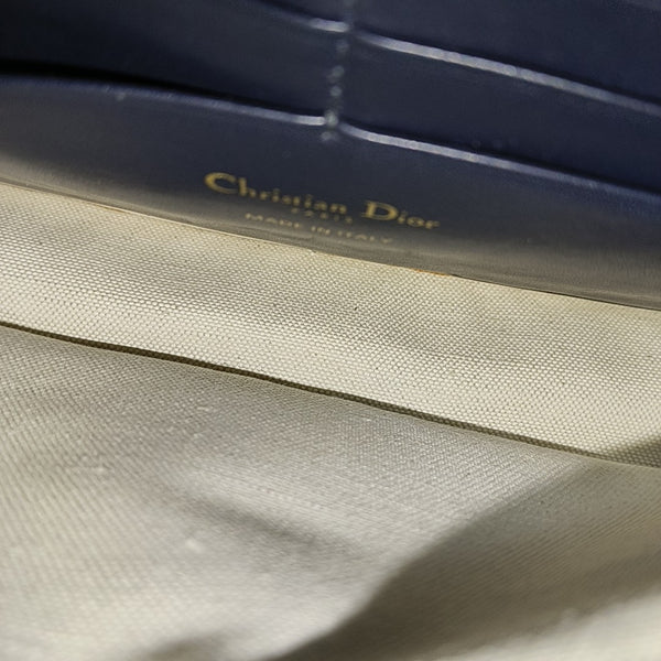Saddle Mini Oblique Canvas Blue