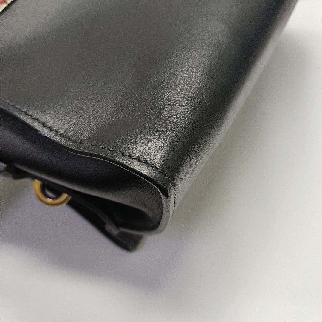Esplanade Saffiano Calfskin Black