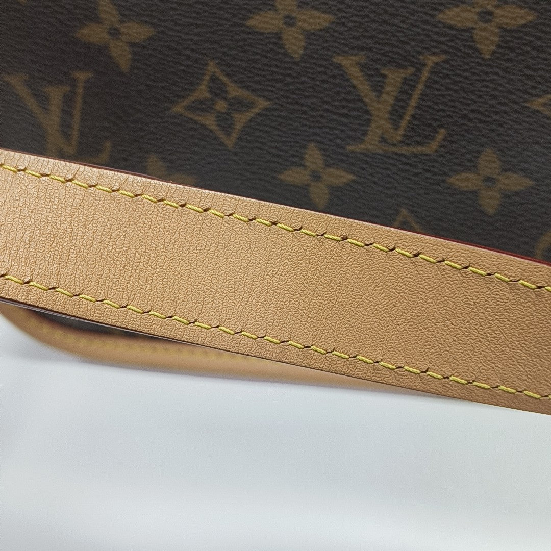 DIANE Monogram Coated Canvas Brown