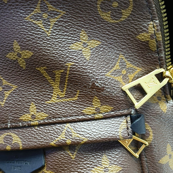 PALM SPRINGS PM Monogram Coated Canvas Brown
