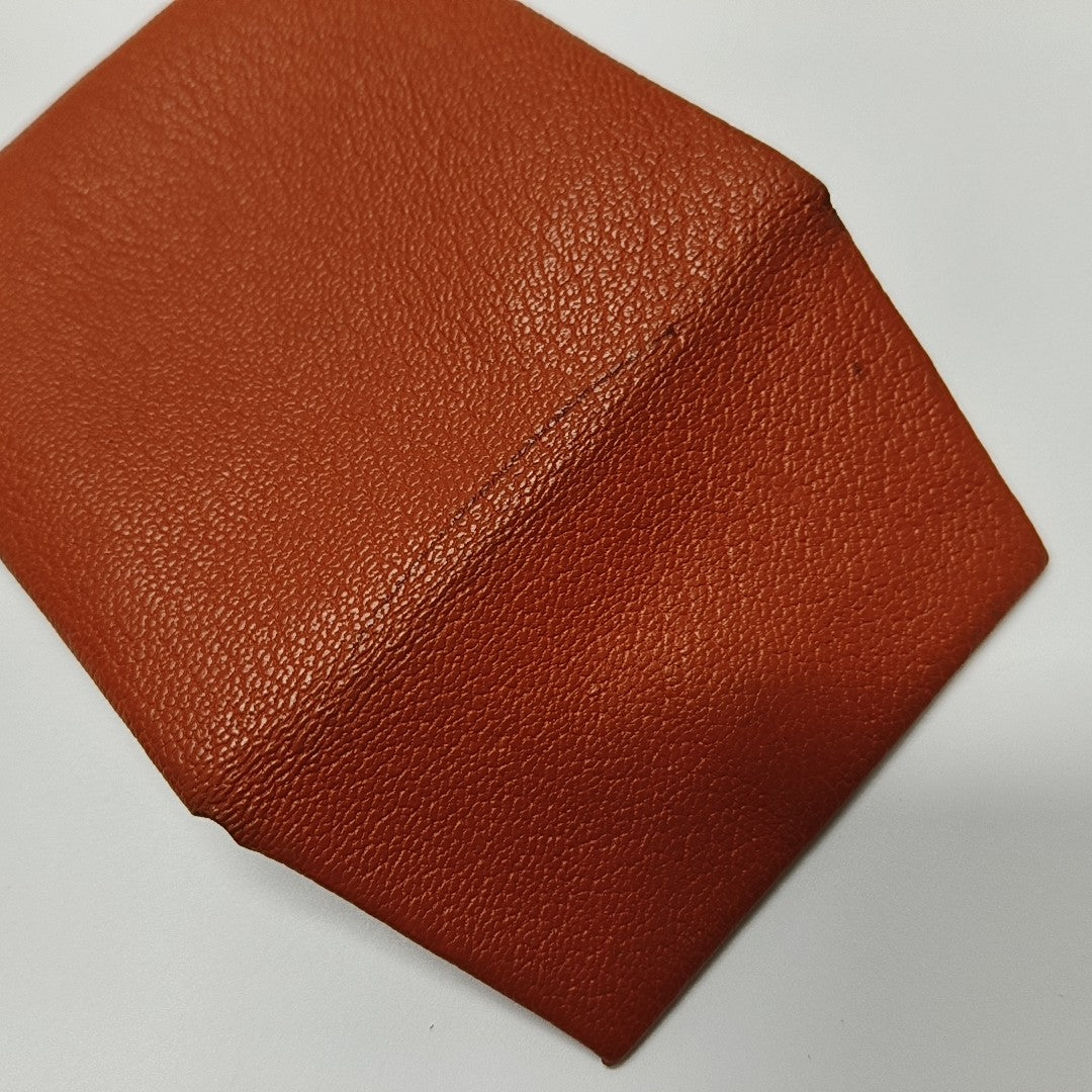 Bastia Chèvre Mysore Orange Card Holder