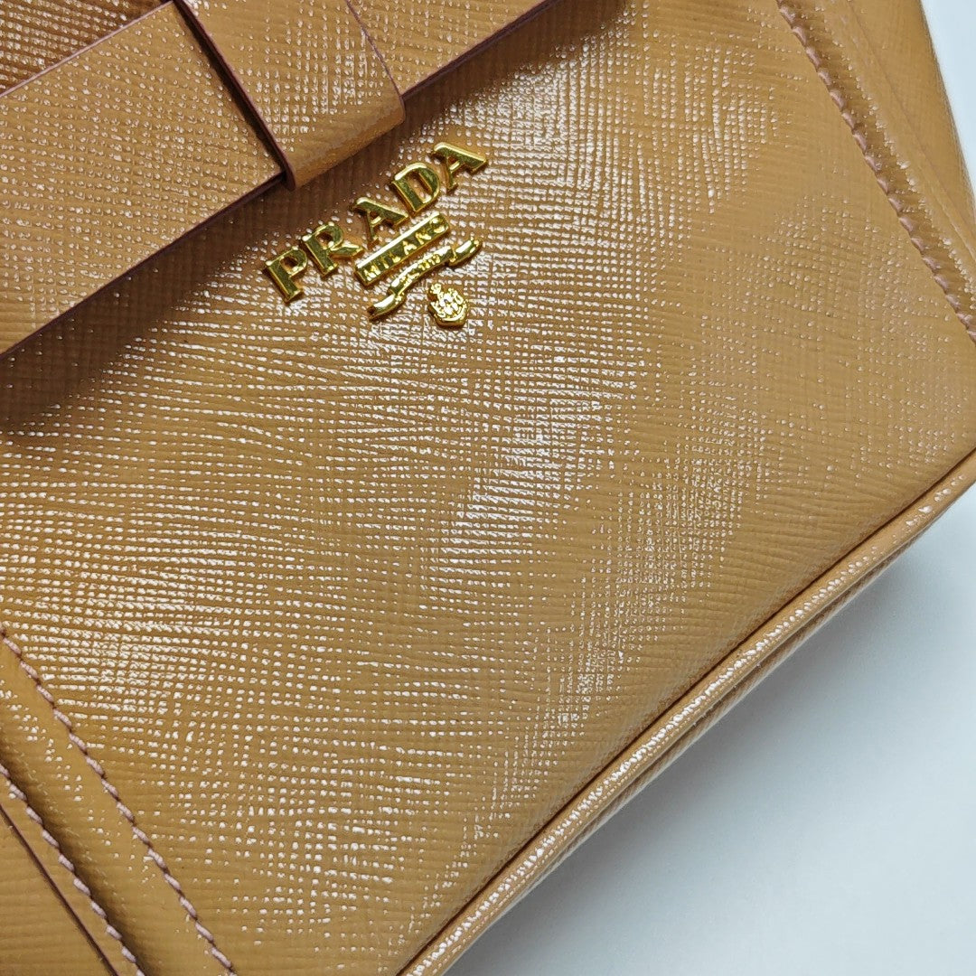 Calfskin Clutch Beige