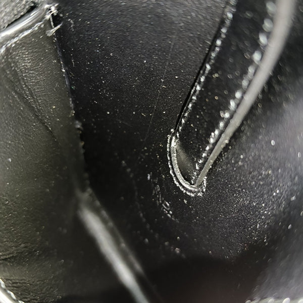 2 Pockets Leather Black