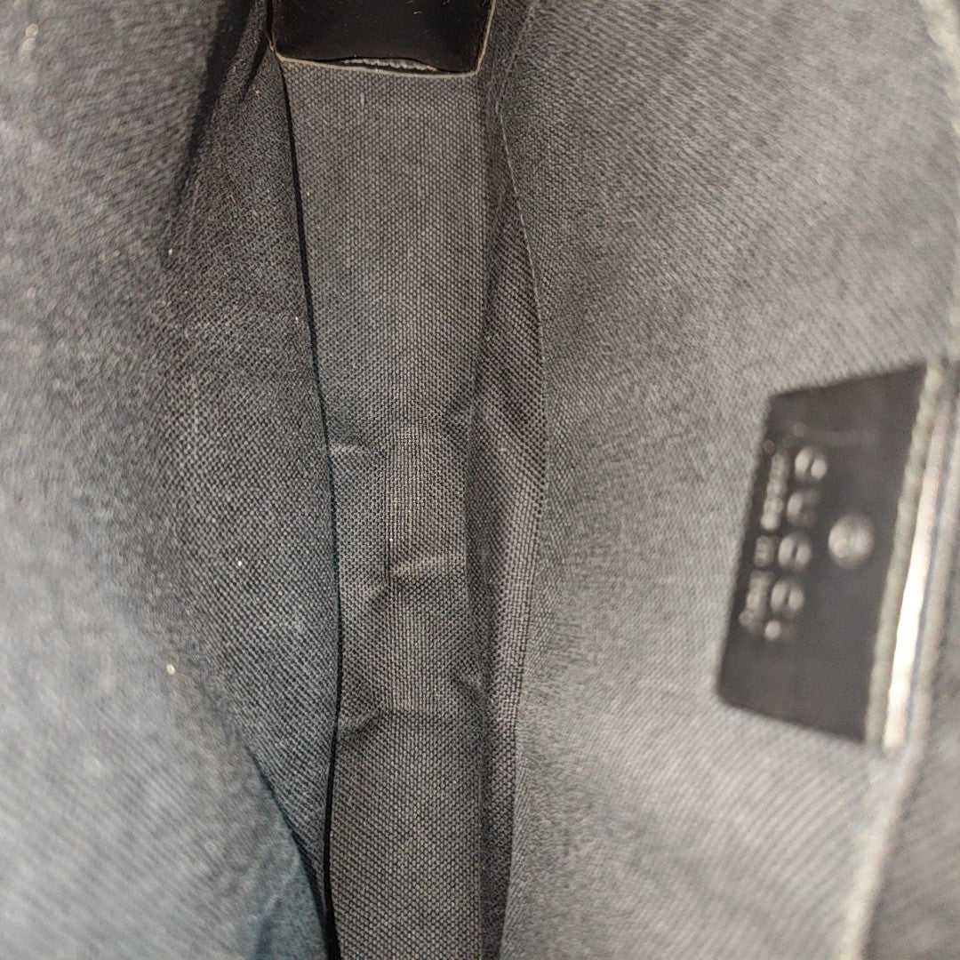 GG Supreme Monogram Coated Canvas Gray