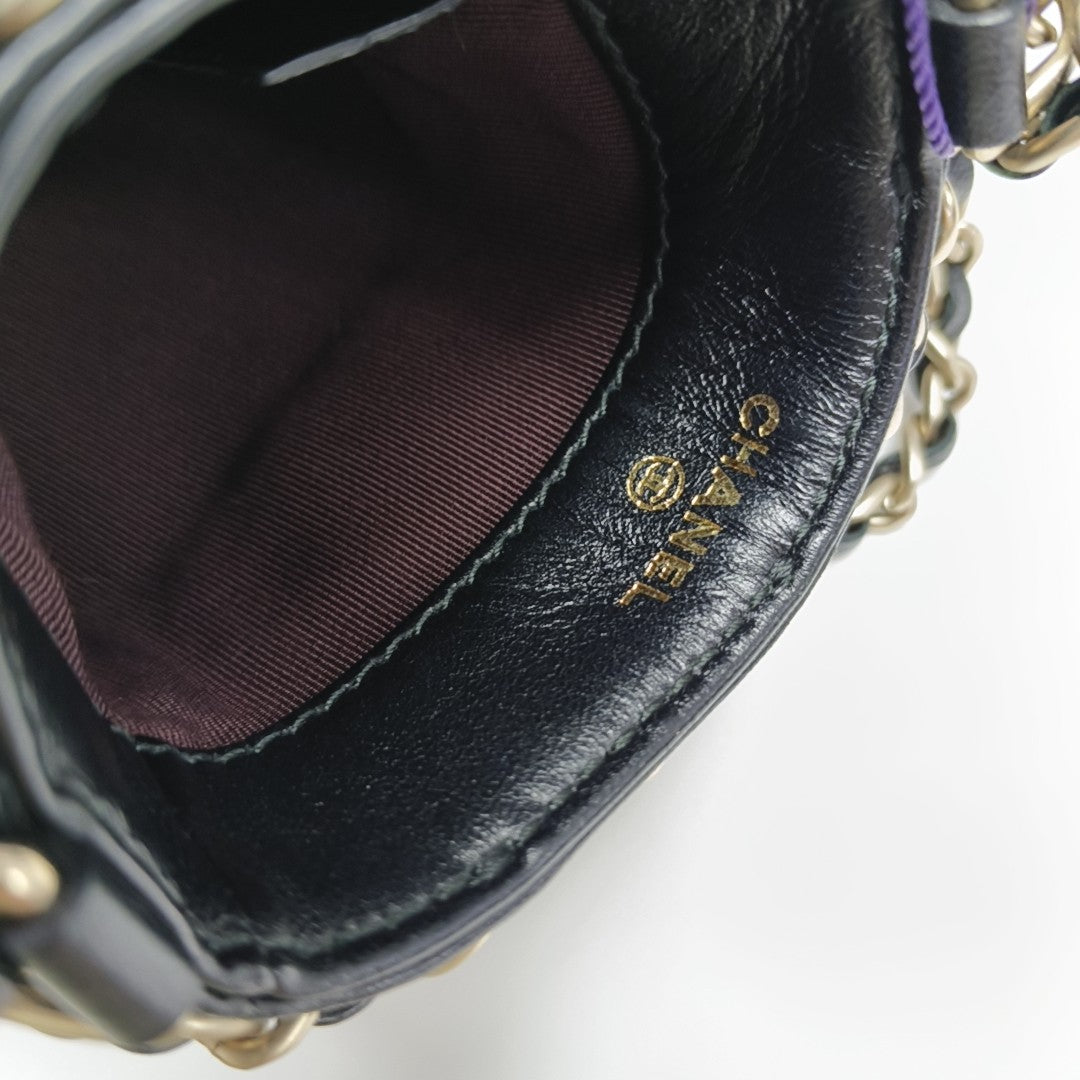 Lambskin Crossbody Bag Black