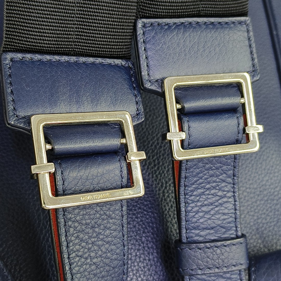 Calfskin Backpack Blue